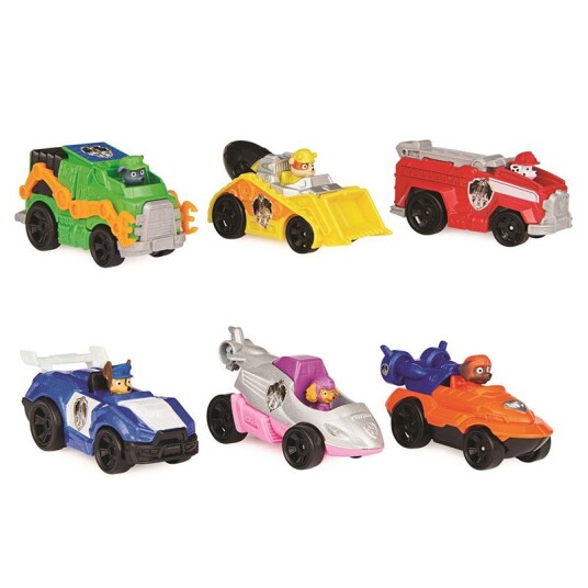 Paw Patrol The Movie True Metal Gavesett Med 6 Biler