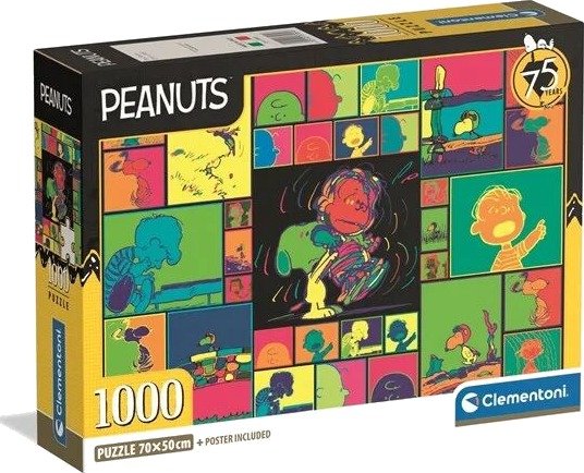 Clementoni Puzzle HQC Peanuts 1000 pieces 2D Puslespill