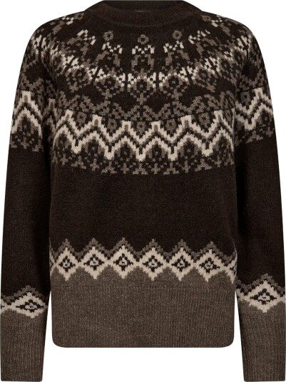 FREE/QUENT Fqmerla Pullover MOLE W. MOREL XL
