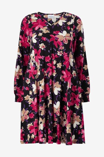 Zhenzi Kjole Elsy 635 Dress L/S Rosa