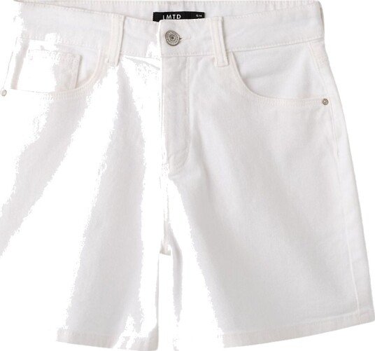 LMTD Nlfbice Twi Nw Mom Lc Shorts Noos White 176 LMTD Nlfbice Twi Nw Mom Lc Shorts Noos White 176