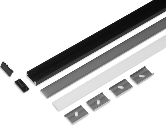Topmet 2m sett SURFACE10.V2 + C CLICK Svart anodisert