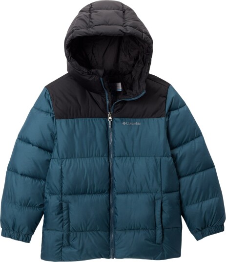 Columbia Puffect Hooded Dunjakke Barn Blå 156 162