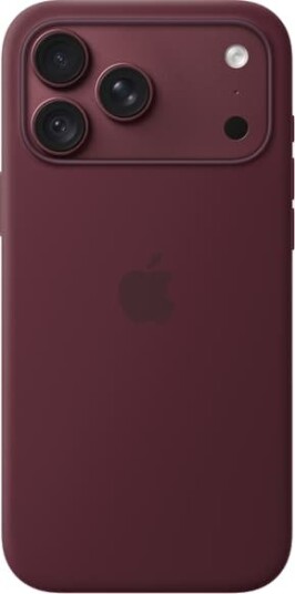 Apple iPhone 18 Pro Max Silicone deksel med Magsafe Burgundy