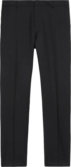 Calvin Klein Birds Eye Slim Trouser Black 48
