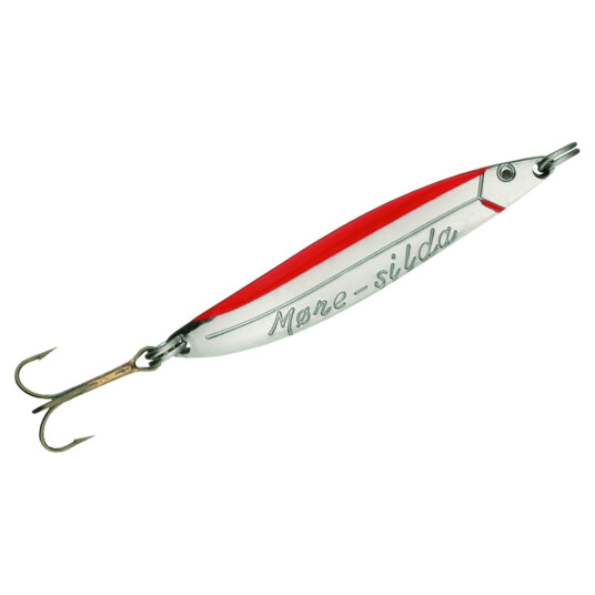 Remen Møresilda 32g 87mm Sølv/Rød Remen Møresilda 32g 87mm Sølv/Rød