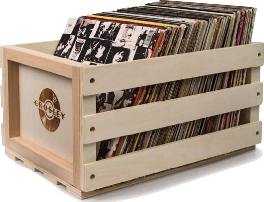 Vinylkasse Platekasse I Tre Crosley Record Storage Crate Vinylkasse Platekasse I Tre Crosley Record Storage Crate
