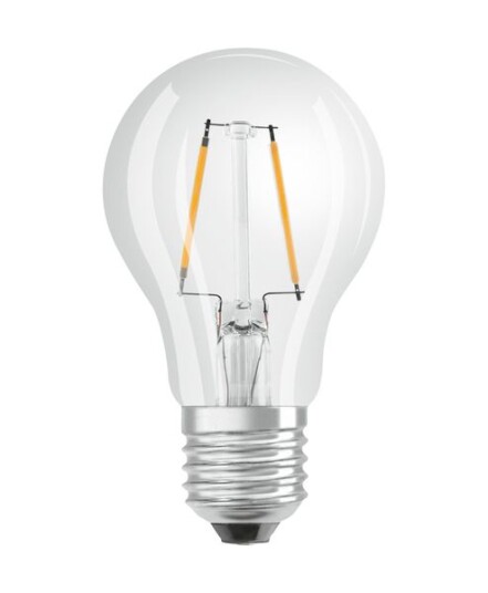 Osram LED-lyspære Standard 2,5W/827 (25W) filament clear E27