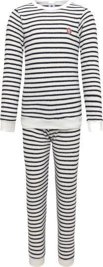 Petit Bateau Sf Pyjalong   Cream   104