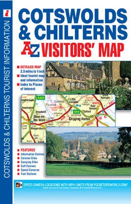 Cotswolds and Chilterns AZ Visitors' Map