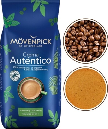 Mövenpick | Caffè Crema Auténtico 1 kg kaffebønner Mövenpick | Caffè Crema Auténtico 1 kg kaffebønner