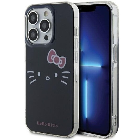 Hello Kitty Iml Kitty Face Dėklas Iphone 13 Pro Max - Juodas