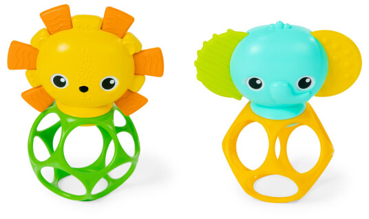 OBALL Character Oball Teether 2pk BS-16762 OBALL Character Oball Teether 2pk BS-16762