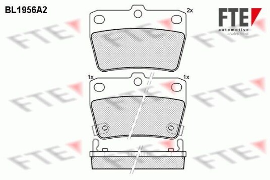 Bremseklosser FTE 9010543 Bremseklosser FTE 9010543