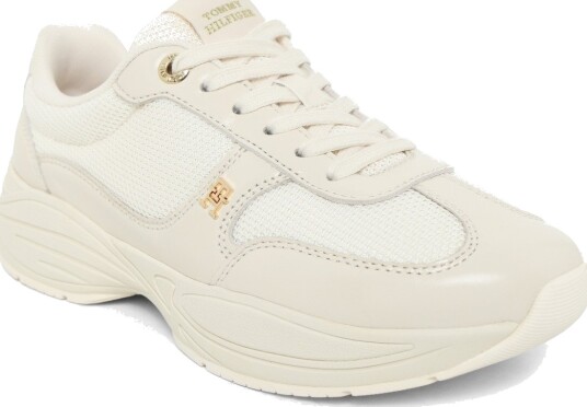 Tommy Hilfiger Modern Runner Shiny Leather Cream 40 Tommy Hilfiger Modern Runner Shiny Leather Cream 40