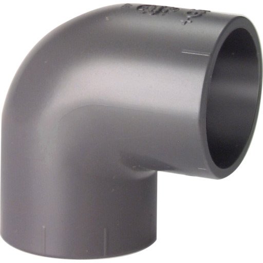 +GF+ Elbow 90 pvc pn16 d75 +GF+ Elbow 90 pvc pn16 d75