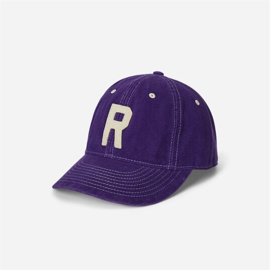 Ralph Lauren Washed Twill Ball Cap Medieval Purple