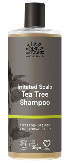 Urtekram 500 ml Tea Tree Sjampo for Sensitiv Hodebunn - Økologisk og Vegansk Urtekram 500 ml Tea Tree Sjampo for Sensitiv Hodebunn - Økologisk og Vegansk