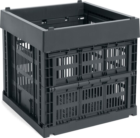 Hay Colour Crate Cube Oppbevaring Charcoal Hay Colour Crate Cube Oppbevaring Charcoal