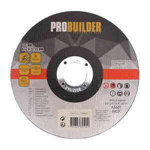 ProBuilder Kappeskive stål 125x1,2x22,2mm ProBuilder Kappeskive stål 125x1,2x22,2mm