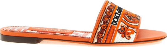 Dolce & Gabbana Dame Sko Oransje 41 EU,