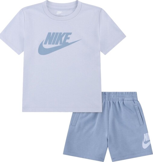 Nike Nkn Club Tee & Short Set Blue 92/98