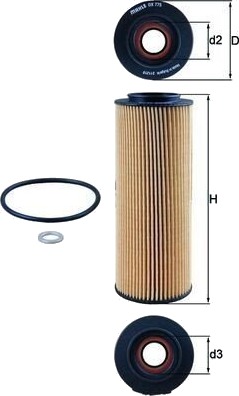 Oljefilter KNECHT OX 775D
