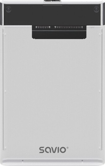 Savio AK-66 HDD/SSD Kabinett 2.5" Svart Transparent