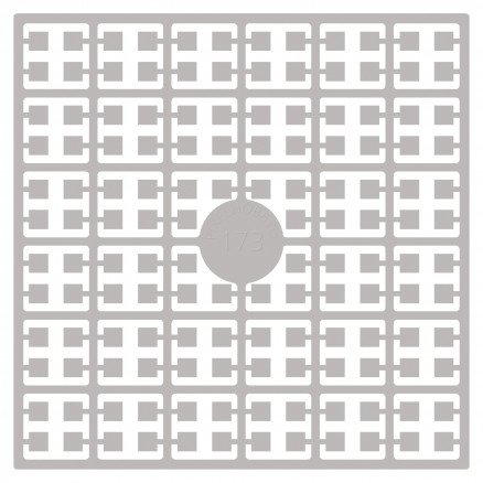 Pixelhobby Midi perler 173 Perlegrå 2x2mm 140 piksler