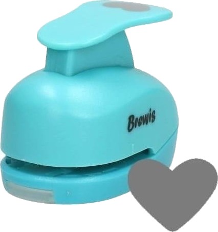 Brewis Brewis Dekorativ Hulltang Hjerte 2,5 Cm Mix