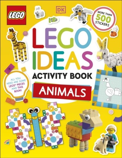 LEGO Ideas Activity Book Animals  Packed with LEGO Building and Sticker Activities and Fun Facts. With 500+ Stickers!