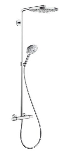 Hansgrohe Raindance Select S300 2jet Ø300 mm, Hvit/Krom