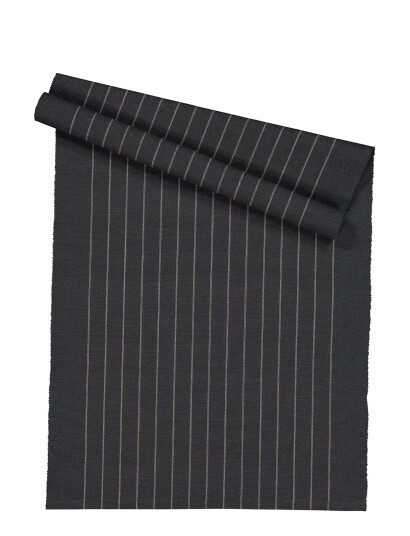 Noble House Runner Stripe 35 X110 Cm - Grey - 35X110CM