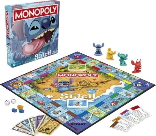 Hasbro Monopoly Stitch Edition Brettspill Engelsk
