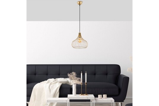 Taklampe Kiron Skinnende Gull Skinnende Gull