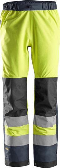 Snickers Workwear 6530 AllroundWork Skallbukse varsel, gul Varsel, Gul/Marineblå, Klær