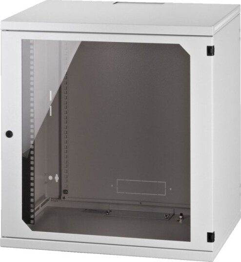 Monacor Rack-12W Veggmonterbar Hylle 40 Kg Nøkkellås 20 Kg Grå