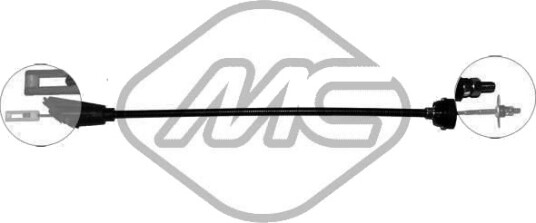 Metalcaucho 80700 Clutchkabel