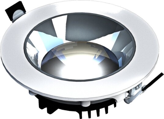 MODEL XL   Innfelt Downlight uten lyskilde justerbar retning 30W 30° 220x70 mm hvit