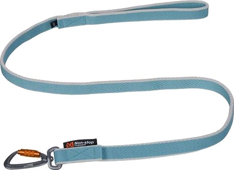 Non-Stop Bungee Leash 2 m Isblå for Aktiv Hund Non-Stop Bungee Leash 2 m Isblå for Aktiv Hund