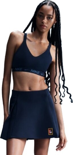 Nike Indy Medium Support Padded Sports Bra Dame Armory Navy M