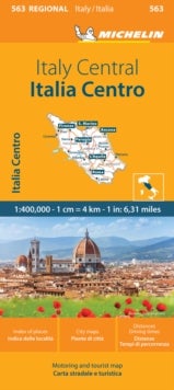 Italy Centre - Michelin Regional Map 563 Italy Centre - Michelin Regional Map 563