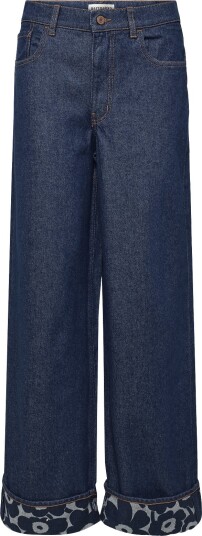 Marimekko Maridenim Loose Mini Unikko L   DARK INDIGO   26 x 34