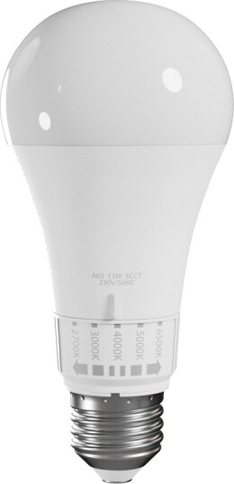 Spectrum E27 13W LED pære GLS 1500lm 115lm/W CCT justerbar 270 grader Kulør : CCT Varm til Kald Hvit Spectrum E27 13W LED pære GLS 1500lm 115lm/W CCT justerbar 270 grader Kulør : CCT Varm til Kald Hvit