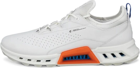 Ecco Biom C4 Golfsko Herre Hvit/oransje 44