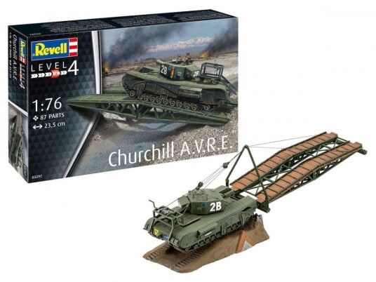 Revell Churchill A.V.R.E. 1:76 Modellbyggingssett - Panservogn