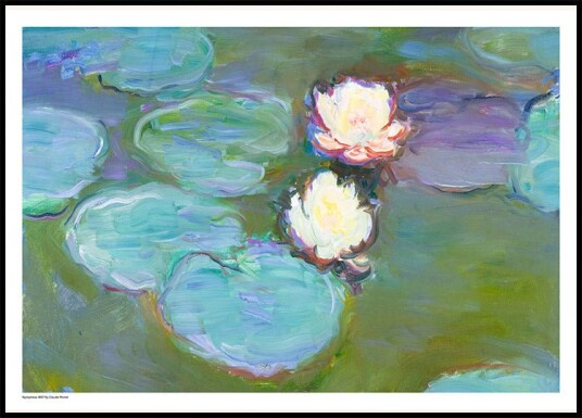 Nympheas 1897 Plakat by Claude Monet Plakat / 50x70cm Nympheas 1897 Plakat by Claude Monet Plakat / 50x70cm