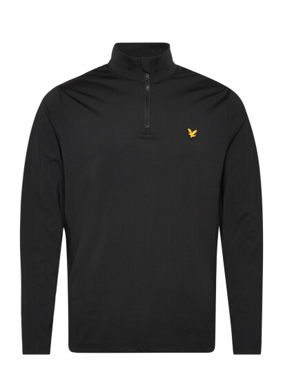 Lyle & Scott Golf Core Quarter Zip Midlayer - Black - XXL