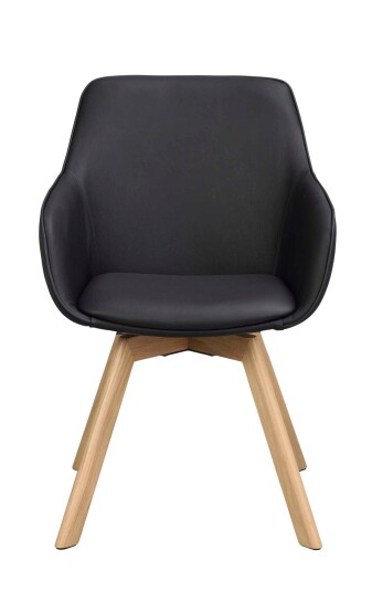 Rowico Home Alison spisestuestol Sort/eik Svart