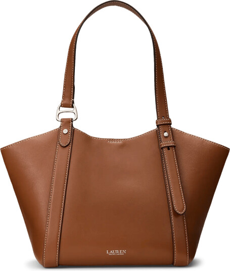 Lauren Ralph Lauren Nappa Leather Small Tasha Tote Bag Brown ONE SIZE Lauren Ralph Lauren Nappa Leather Small Tasha Tote Bag Brown ONE SIZE